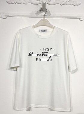 潮系列 8172S127 时尚T恤品牌女装折扣颦薪