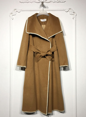 录系列 8335S052 时尚毛呢外套品牌女装折扣颦薪