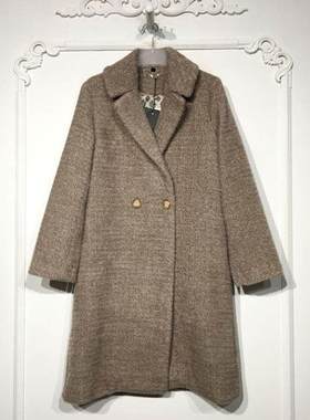 西树系列 8275S145 时尚仿貂绒外套品牌女装折扣颦薪