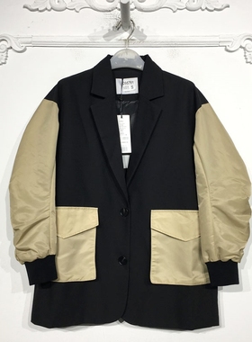 卡LBS系列 D95761 时尚西装外套品牌女装折扣靓