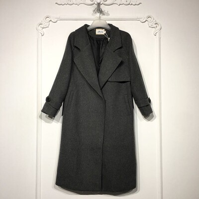 潮系列 8281S198 时尚毛呢外套品牌女装折扣颦薪