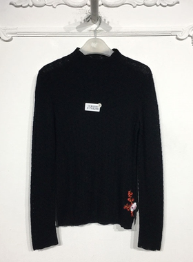 ANSYS系列 8176S256 时尚羊毛针织衫品牌女装折扣颦薪