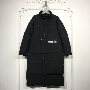 羽绒服品牌女装 N系列 长款 时尚 折扣颦薪 8129S036