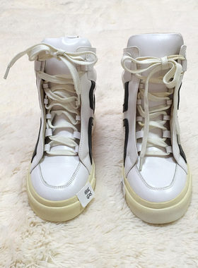 玛SFES系列 PF12291 时尚品牌冬加棉里牛皮女鞋女靴折扣-微瑕颦薪