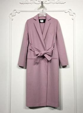 欧系列 D96114 时尚双面呢毛呢外套品牌女装折扣颦薪