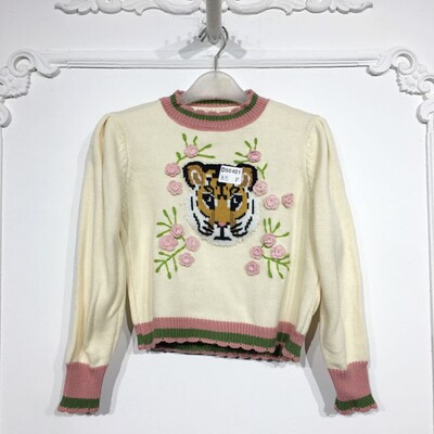 潮系列 D98401 时尚针织衫品牌女装折扣颦薪啵