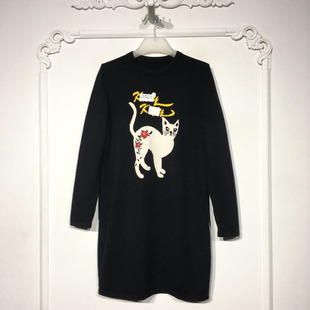 欧旗下FP系列 8338S015 时尚针织连衣裙品牌女装折扣颦薪