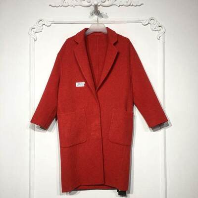 西树系列 8277S143 时尚羊毛双面呢毛呢外套品牌女装折扣颦薪