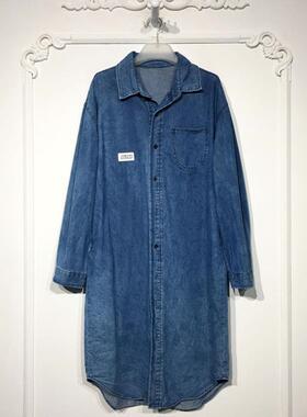 N系列 8239S221 时尚牛仔连衣裙品牌女装折扣颦薪