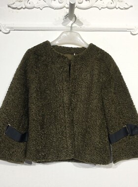 潮系列 8151S263 时尚短款外套品牌女装折扣颦薪