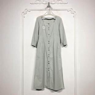 文M系列 D88505 时尚连衣裙品牌女装折扣颦薪