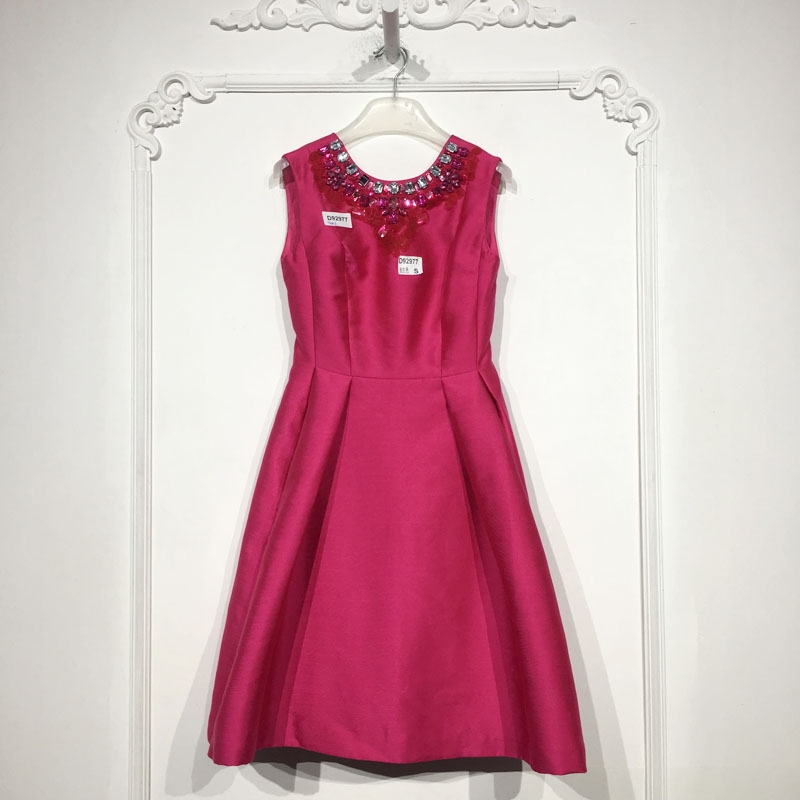 西树系列 D92977 时尚连衣裙品牌女装折扣靓