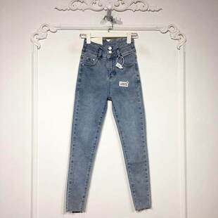 品牌女装 潮系列 牛仔长裤 时尚 折扣颦薪 8264S146