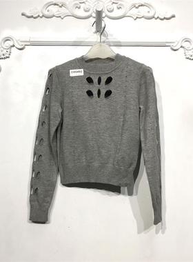 欧旗下FP系列 D85492 时尚针织衫品牌女装折扣颦薪