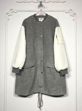 M系列 8274S053 时尚毛呢外套品牌女装折扣颦薪