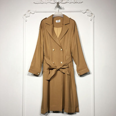 潮系列 8332S221 时尚风衣外套品牌女装折扣颦薪