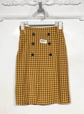 乐T系列D88529 时尚短裙品牌女装折扣颦薪