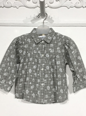 潮系列 LM04214 时尚衬衫品牌童装折扣馨