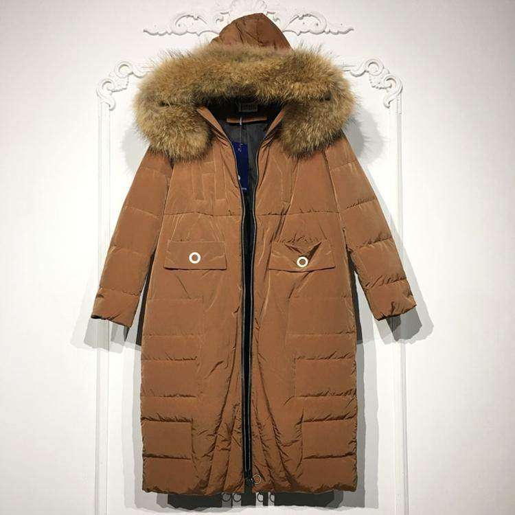 潮系列 8281S047 时尚真毛领羽绒服品牌女装折扣颦薪,女装/女士精品,羽绒服,淘宝优惠券,粉丝福利购,淘宝优惠卷