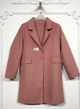 容系列 8150S216 时尚双面呢毛呢外套品牌女装折扣颦薪