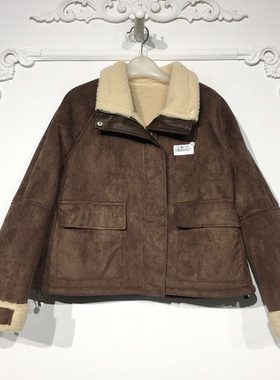 容悦 YB000607 时尚短款外套品牌女装折扣颦薪