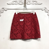 蕾丝短裙品牌女装 时尚 折扣靓 B82402 璞系列