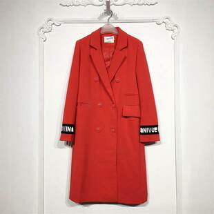 风衣外套品牌女装 时尚 折扣颦薪啵 D87685 洛K系列