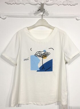 欣W系列 8215S236 时尚T恤品牌女装折扣颦薪