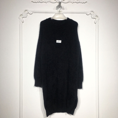 N系列 8244S249 时尚针织连衣裙品牌女装折扣颦薪