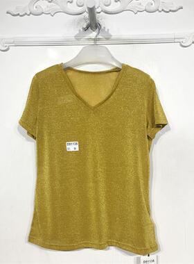 乔系列 D91135 时尚T恤品牌女装折扣馨薪