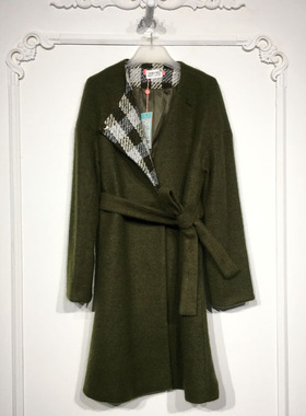 UGC系列 8247S137 时尚毛呢外套品牌女装折扣颦薪