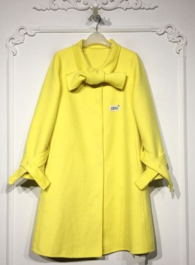 潮系列 8268S053 时尚双面呢毛呢外套品牌女装折扣颦薪