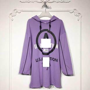 潮系列 8237S077 时尚卫衣品牌女装折扣颦薪