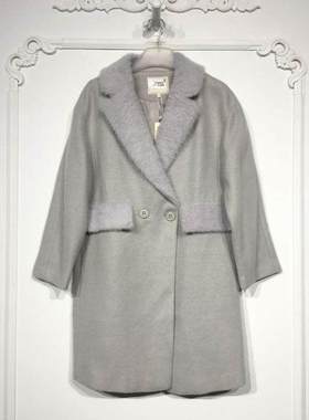 M.L系列 8274S188 时尚毛呢外套品牌女装折扣颦薪