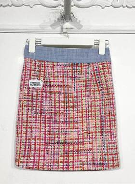 N系列 8123S016 时尚短裙品牌女装折扣颦薪