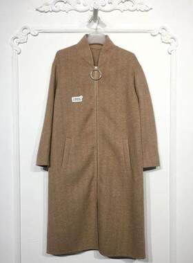 N系列 8147S169 时尚双面呢毛呢外套品牌女装折扣颦薪