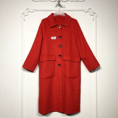 容系列 8246S212 时尚双面呢毛呢外套品牌女装折扣颦薪