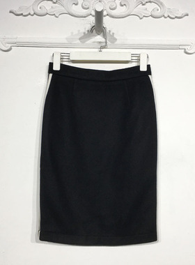 UGC系列 8165S138 时尚毛呢半身裙品牌女装折扣颦薪