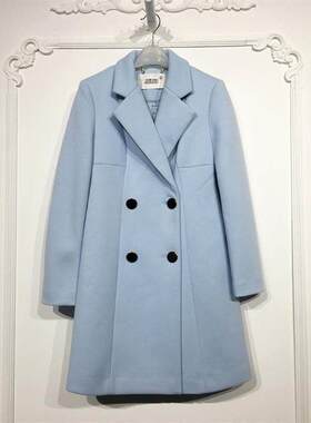 欧旗下FP系列 8025S161 时尚长款毛呢外套品牌女装折扣颦薪