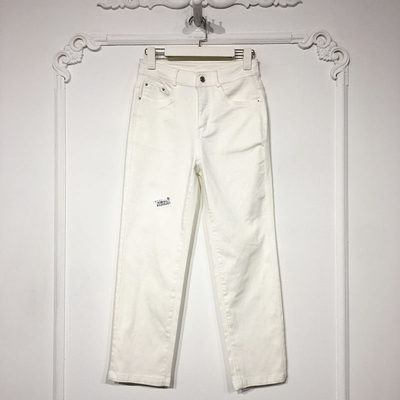 KRD系列 8320S281 时尚牛仔长裤品牌女装折扣颦薪