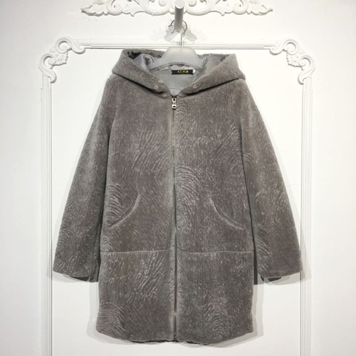 潮系列 8151S265 时尚毛呢外套品牌女装折扣颦薪