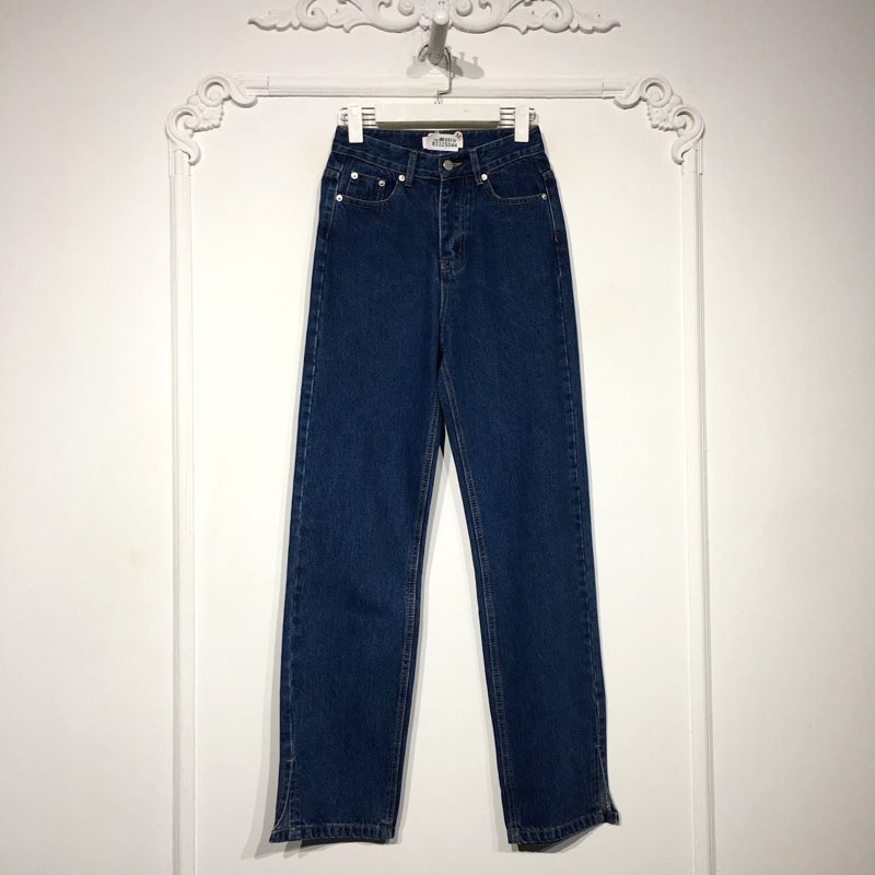 容系列 8332S044 时尚牛仔长裤品牌女装折扣颦薪