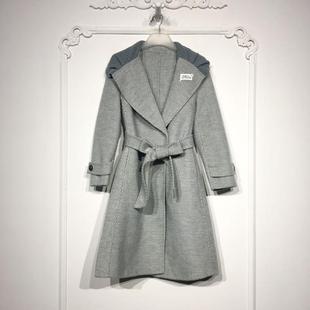 羊毛双面呢毛呢外套品牌女装 时尚 折扣颦薪 8276S249 西树系列