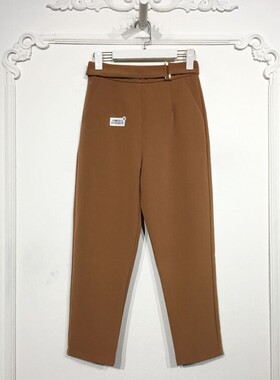 潮系列 8182S019 时尚九分裤品牌女装折扣颦薪