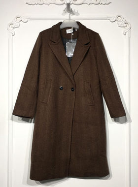 潮系列 LM07915 时尚毛呢外套品牌女装折扣颦薪