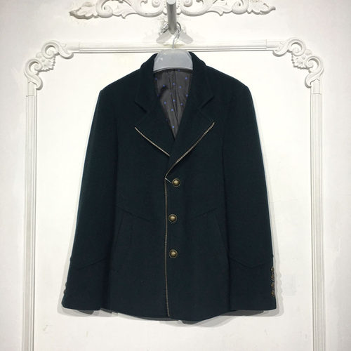 西树系列 PF10436 时尚毛呢外套品牌男装折扣颦薪