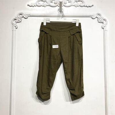 韩*MLH系列 D75730 时尚长裤品牌女装折扣颦薪