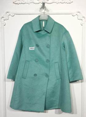 西树系列 8155S286 时尚羊毛双面呢毛呢外套品牌女装折扣颦薪