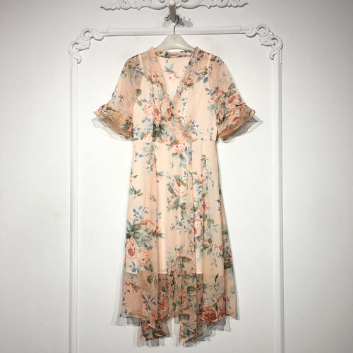 容悦 8349S036 时尚连衣裙品牌女装折扣颦薪