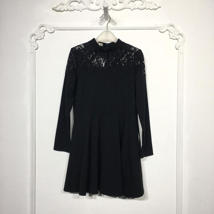 乔系列 8010S056 时尚连衣裙品牌女装折扣颦薪